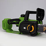 Акумуляторна пилка Procraft PKA34 (2 шини 25см і 30см, 20В) Без АКБ та ЗП. Безщіткова пилка Прокрафт PKA-34, фото 5