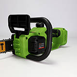 Акумуляторна пилка Procraft PKA34 (2 шини 25см і 30см, 20В) Без АКБ та ЗП. Безщіткова пилка Прокрафт PKA-34, фото 6