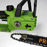 Акумуляторна пилка Procraft PKA34 (2 шини 25см і 30см, 20В) Без АКБ та ЗП. Безщіткова пилка Прокрафт PKA-34, фото 7