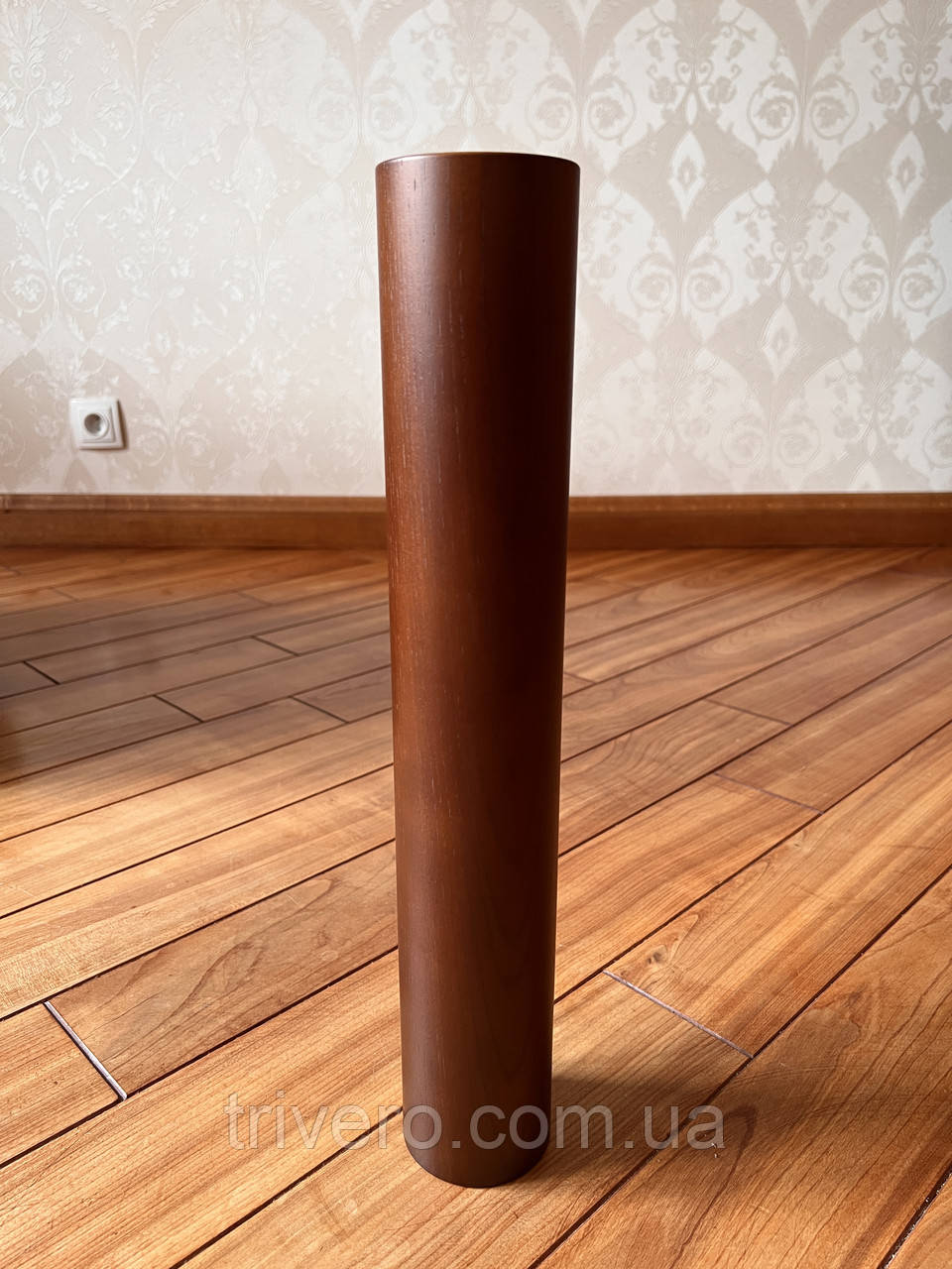 Меблеві ніжки і опори дерев'яні для столу кулі H.450 D.76 / Циліндр - 4, фото 1