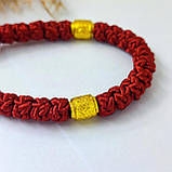 Чотки із шовкової нитки червоні на 30 вузлів, фото 3