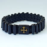 Чотки лестовка з натуральної шкіри, на 25 вузлів, діаметр 7 см, фото 2