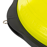 Балансувальна півсфера для фітнесу з еспандерами 70 см BOSU MDbuddy MDbuddy FI-5418 Лимонний, фото 9