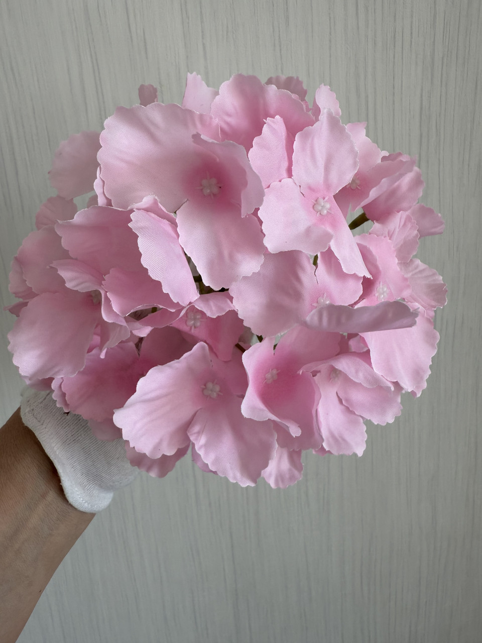 Штучна гортензія . Голівка гортензії ( рожева , 17 см ), фото 1