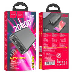 Power Bank портативний акумулятор Hoco J100A High-ranking 20000mAh Black