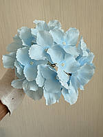 Штучна гортензія . Голівка штучної гортензії ( блакитна , 17 см ), фото 6