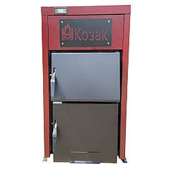Твердопаливний котел АОТВ-10 кВт, сталь 4 мм, побутовий котел КОЗАК на твердому паливі, котли Heating machines