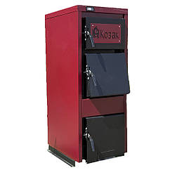 Твердопаливний котел АОТВ-20 кВт, сталь 4 мм, побутовий котел КОЗАК на твердому паливі, котли Heating machines