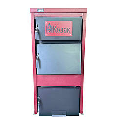 Твердопаливний котел АОТВ-25 кВт, сталь 4 мм, побутовий котел КОЗАК на твердому паливі, котли Heating machines