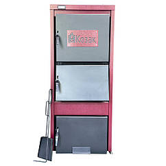 Твердопаливний котел АОТВ-30 кВт, сталь 6 мм, побутовий котел КОЗАК на твердому паливі, котли Heating machines