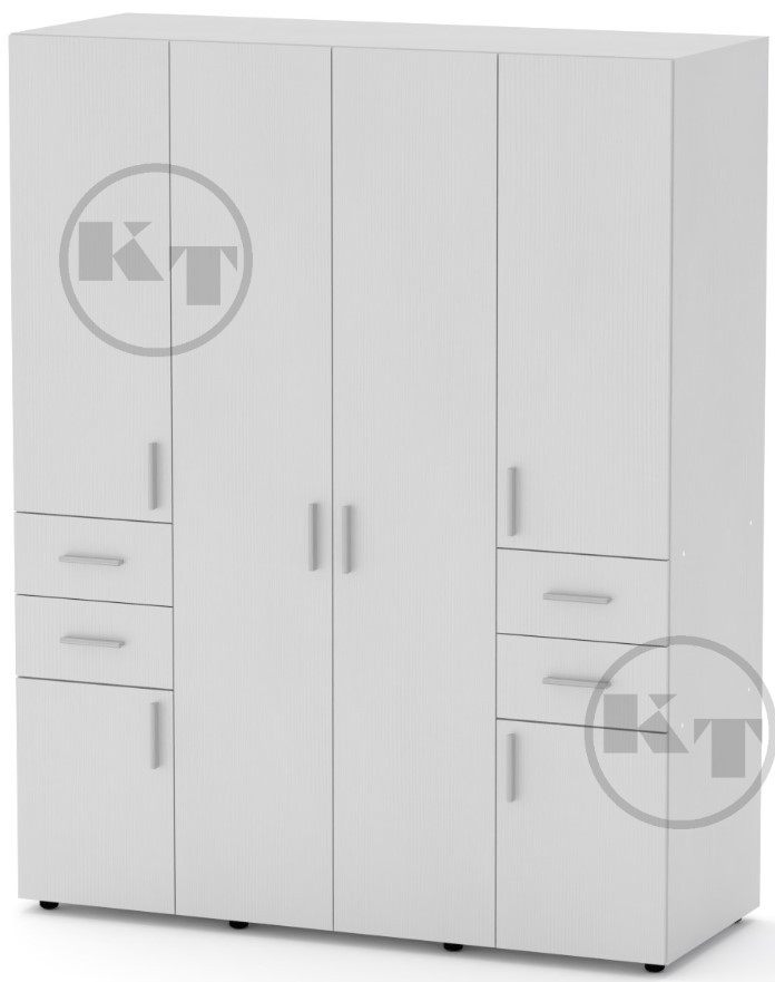 Шафа для гардеробу розпашна містка з шухлядами Шафа-20 Компаніт купити в Україні, фото 1