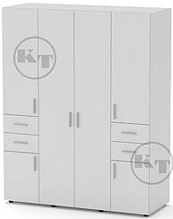 Шафа для гардеробу розпашна містка з шухлядами Шафа-20 Компаніт купити в Україні