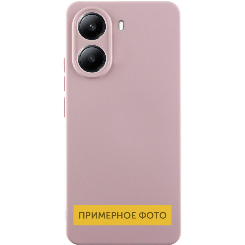 Чохол Silicone Cover Lakshmi Full Camera (AA) для Xiaomi 14T Pro | Мікрофібра Рожевий / Pink Sand, фото 1