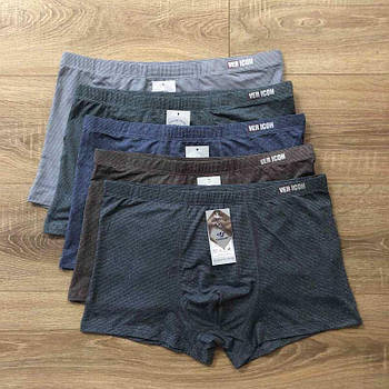 Боксери чоловічі труси стрейч бавовна Бриз страйп батал великих розмірів  Vericoh