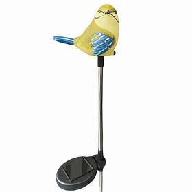 Вуличний світильник для саду RIAS "Пташка" на сонячній батареї Теплий Білий (3_06836)