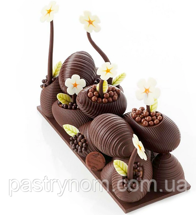 Форма для шоколаду Три яйця 7 см Valrhona 1 шт, фото 3