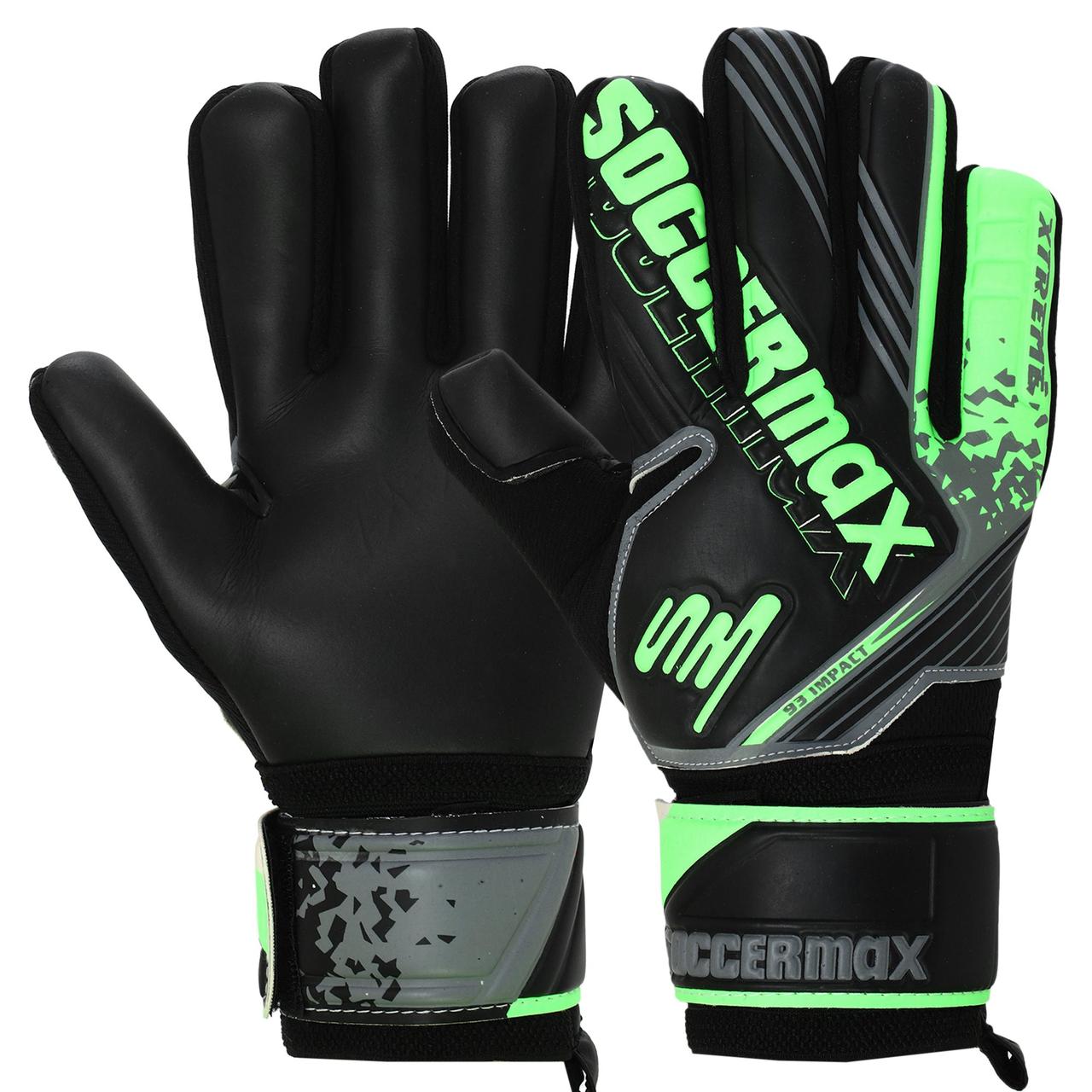 Рукавиці воротарські SOCCERMAX GK-4316, р. 8, фото 1
