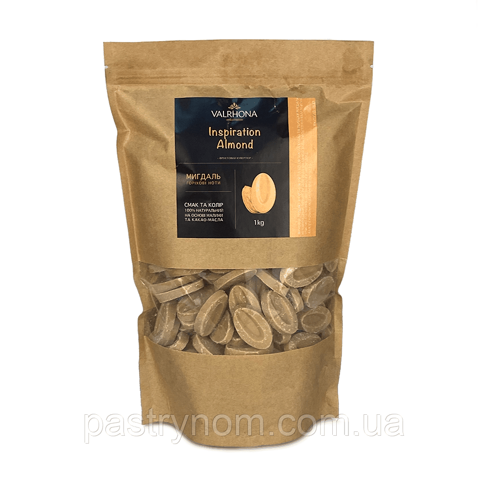 Шоколад Inspiration Amande Valrhona зі смаком мигдалю 1 кг
