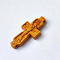 Хрест параманий з різьбленої груші # 2111