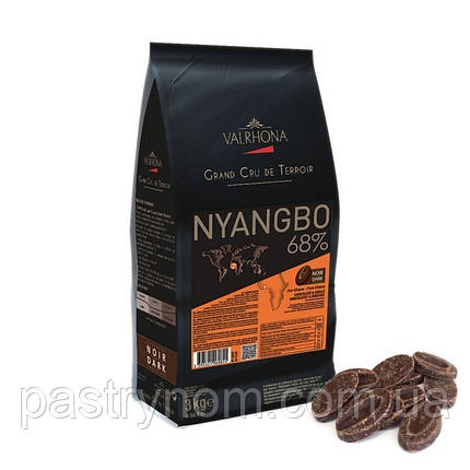 Шоколад чорний Nyangbo 68%, 3 кг, фото 1