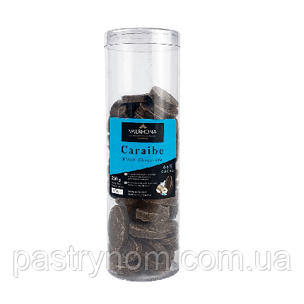Шоколад чорний Caraibe 66% Valrhona 250 г, фото 1
