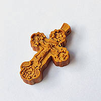 Хрест натільний з різьбленої груші # 122