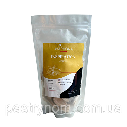 Шоколад Inspiration Amande Valrhona зі смаком мигдалю 250 г, фото 1