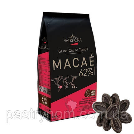 Шоколад чорний Macae 62 % 3 кг, фото 1