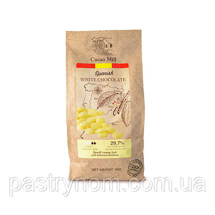 Шоколад білий 29,7% ,Natra Cacao 1 кг, фото 1