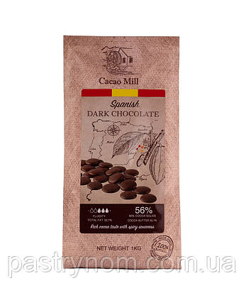 Шоколад чорний 56% Natra Cacao 1 кг, фото 1