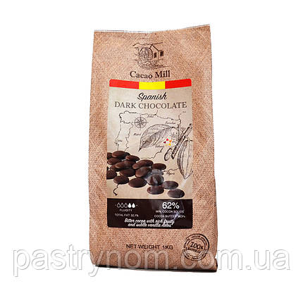 Шоколад чорний 62%,Natra Cacao, 1кг, фото 2
