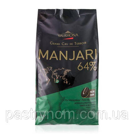 Шоколад чорний Manjari 64%,3 кг, фото 1