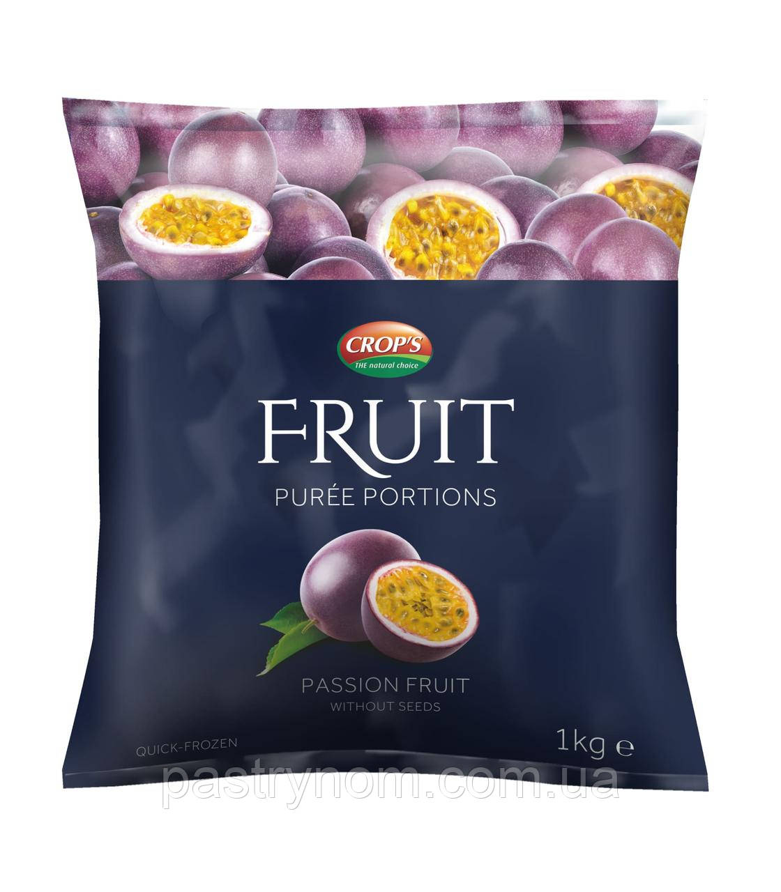 Пюре з маракуї порційне заморожене Crop's 1 кг