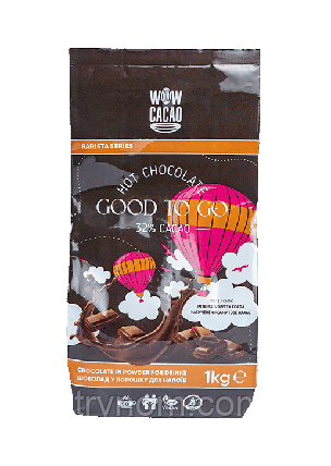 Гарячий Шоколад "Good To Go" WOW CACAO 32% 1кг, фото 1