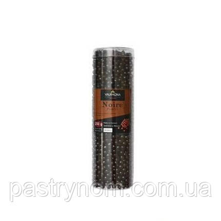 Кульки хрусткі у чорному шоколаді Valrhona 250 г, фото 1