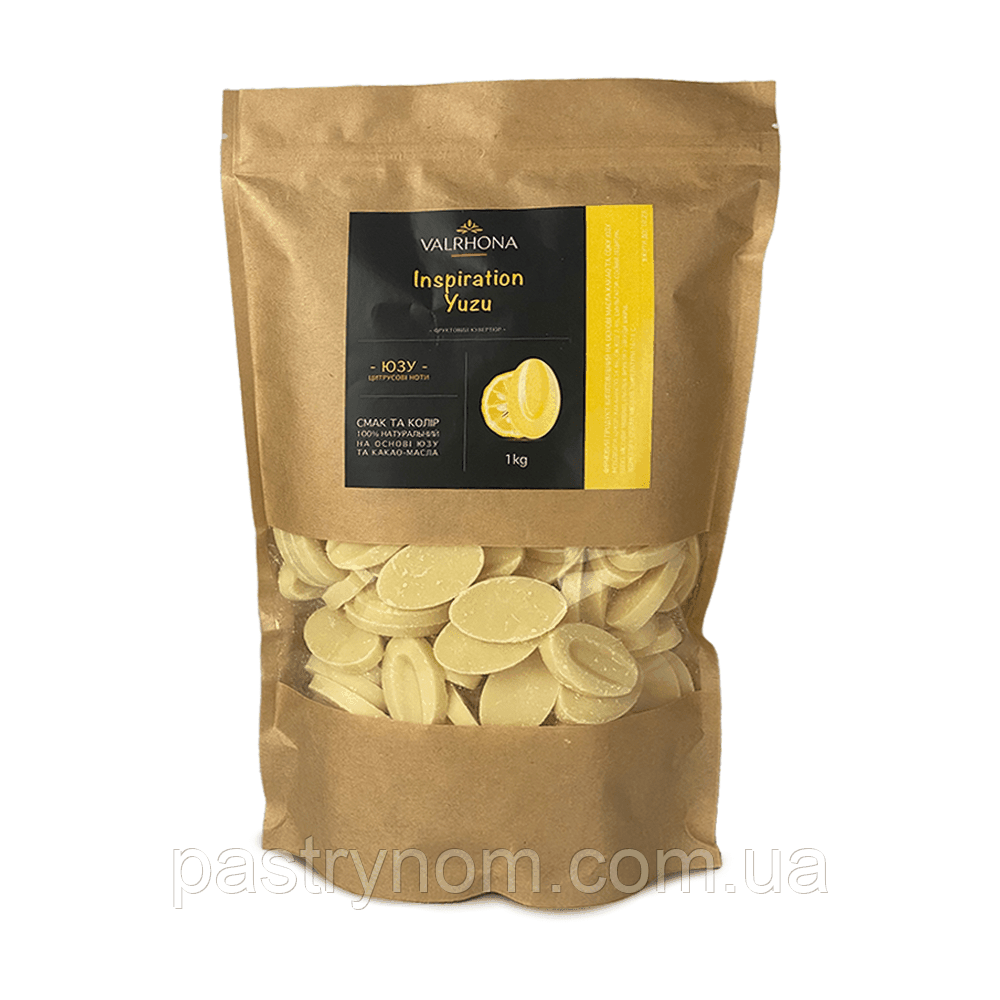 Шоколад Inspiration Yuzu Valrhona зі смаком юзу 1 кг