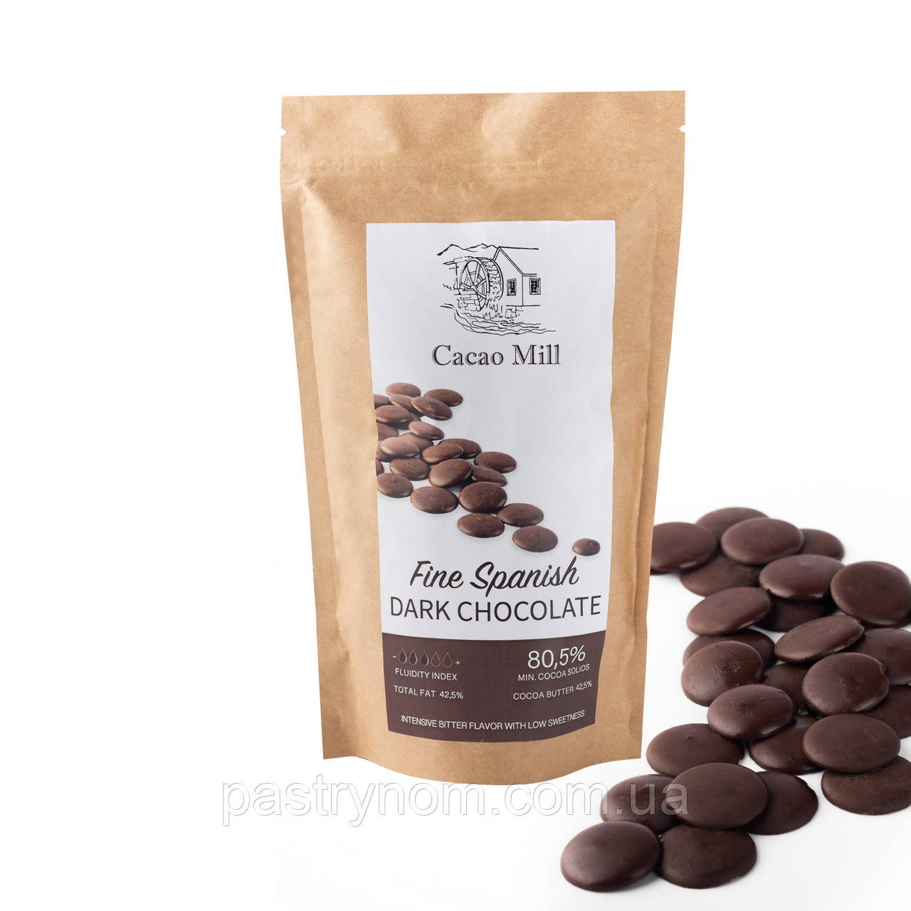 Шоколад чорний 80,5 % Natra Cacao 400 г