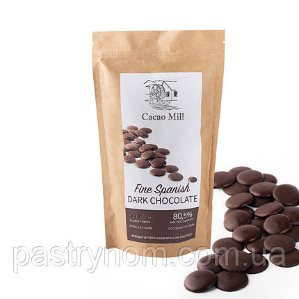 Шоколад чорний 80,5 % Natra Cacao 400 г, фото 1