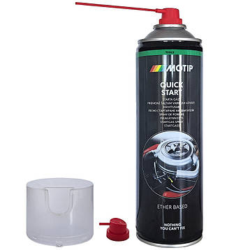 Ефір для швидкого запуску двигуна у спреї Motip 500мл, фото 1