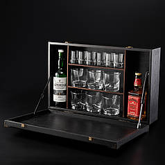 Міні-бар настінний з склянками на 6 персон арт. MB2