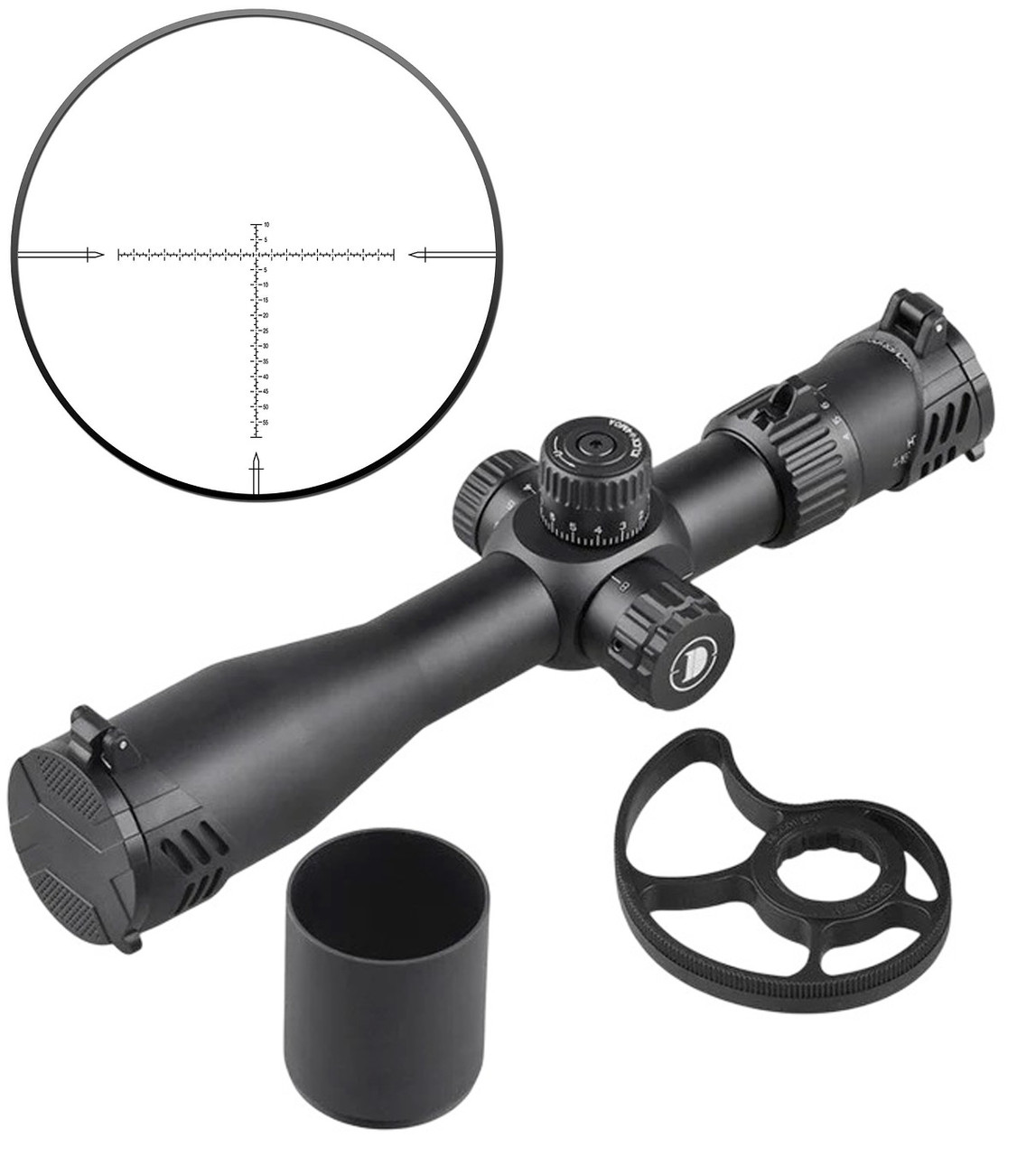 Оптичний приціл DISCOVERY OPTICS HT 4-16x40 SF (FFP, DLT FFP MOA, 30 мм)
