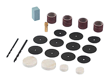 Гравер шліфувальна машина пряма з кейсом і набором насадок (40 шт) 170Вт INTERTOOL DT-0517, фото 5