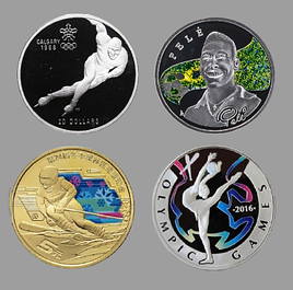 Монети спортивна тема