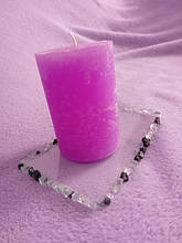 Візитниці свічники зі скла