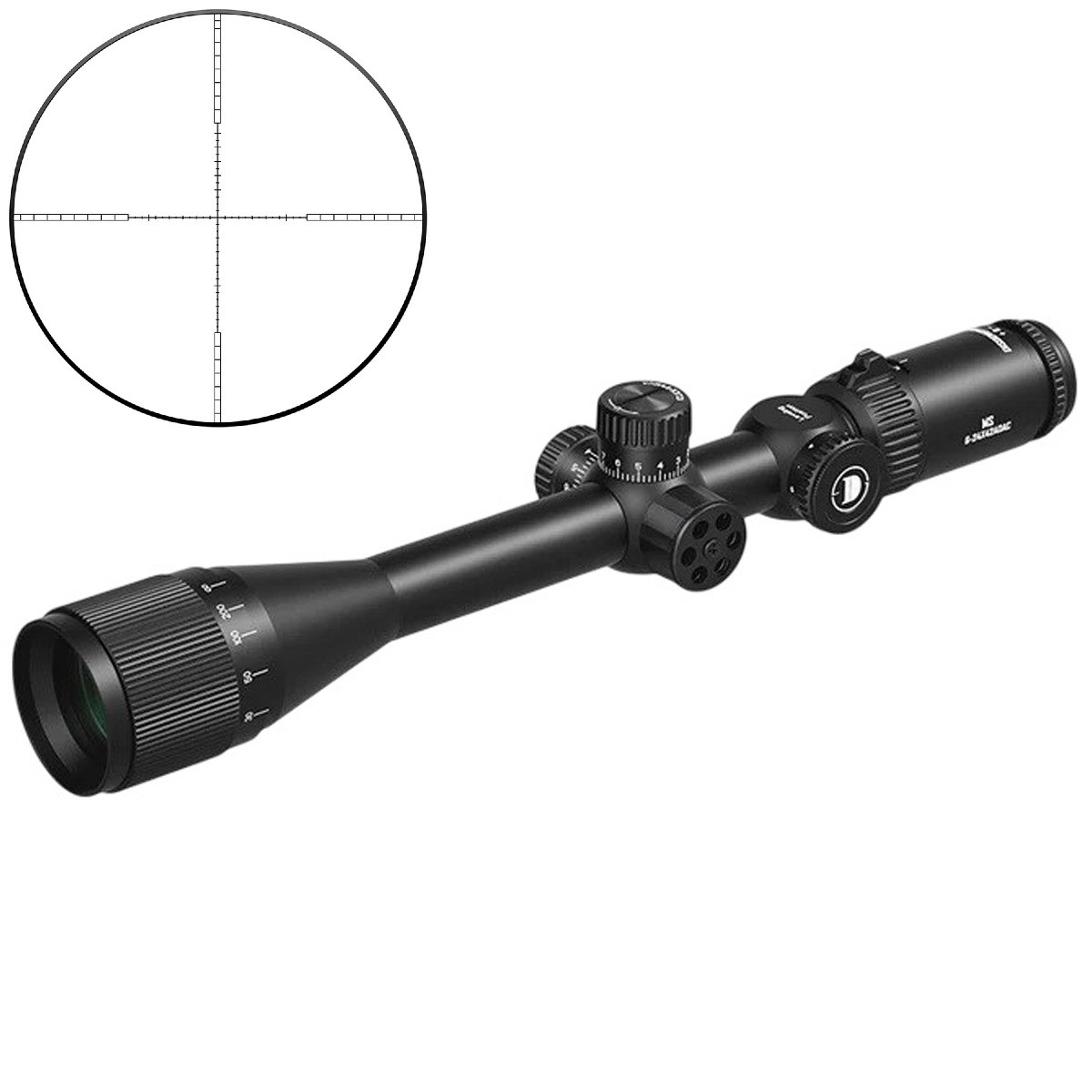 Оптичний приціл DISCOVERY OPTICS MS 6-24x42 AOAC (SFP, HMD SFP, 25.4 мм)
