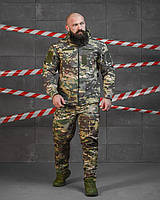 Тактический костюм Multicam софтшел softshell весна демисезонная военная форма Мультикам куртка и штаны