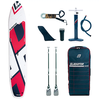 Сапборд Gladiator Duo 15'2 - надувна дошка для двох, тандем sup board
