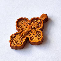 Хрест натільний різьба з груші (#123)