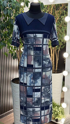 Неймовірна жіноча сукня, тканина "Масло" розмір 52, фото 1