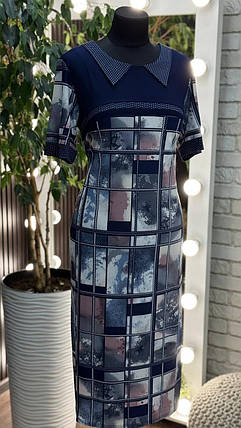 Неймовірна жіноча сукня, тканина "Масло" розмір 52, фото 2